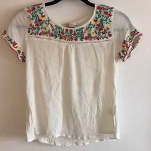 Embroidered top
